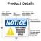 Signmission 12 in H x 18 in W, Aluminum, Rectangle, Non-Permit Required Confined Space OS-2PACK-NS-A-1218-L-16238 - alternate 3